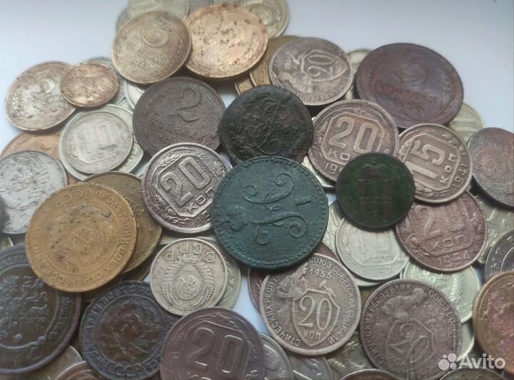 Лот монет России разных эпох