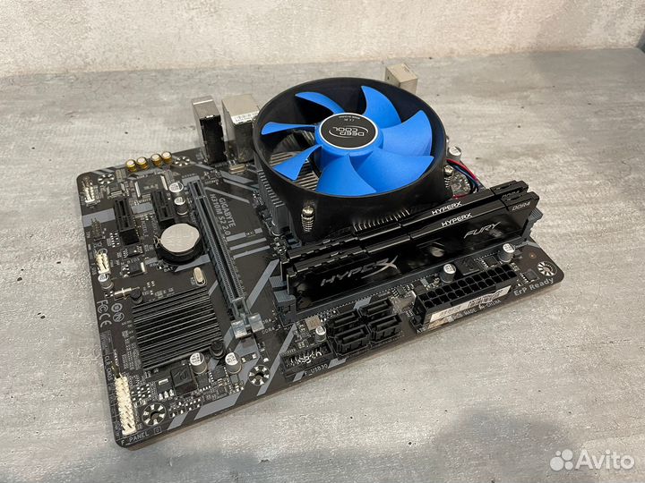 Игровой комплект Intel i3 9100F H310M 16gb