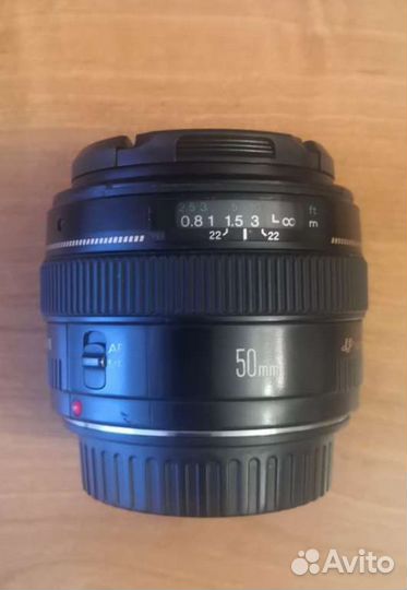 Объектив canon 50mm 1 4