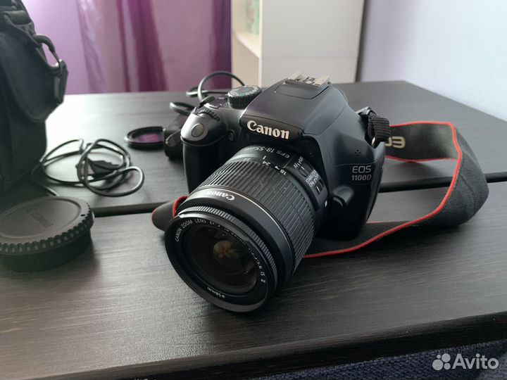 Зеркальный фотоаппарат canon eos 1100d