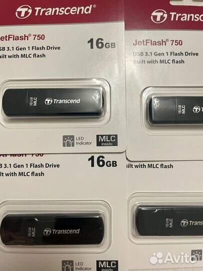 Флешка Transcend Jetflash 750 16GB MLC