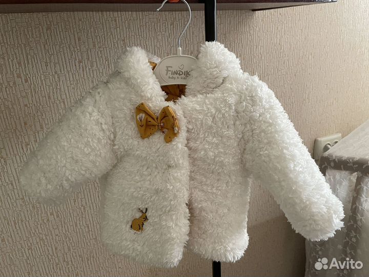 Новая Куртка для малыша 68р. Шубка для девочки