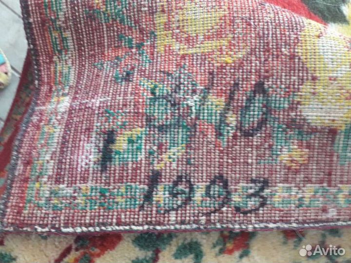 Ковер винтажный розы цветы