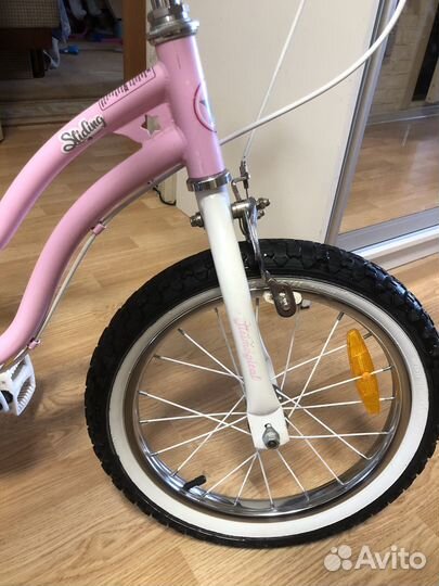 Детский велосипед розовый для девочки 16