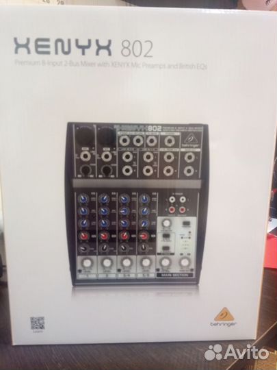 Микшерный пульт behringer xenyx 802