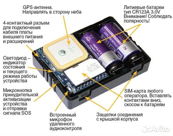 Вега М100 GPS маяк/закладка в машину