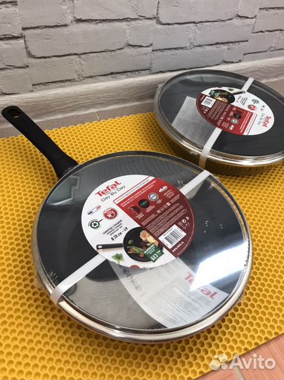 Сковорода Tefal с крышкой /Новые