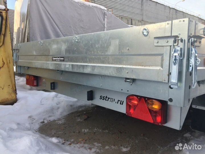 Прицеп Сст 7132-20 с высоким евротентом