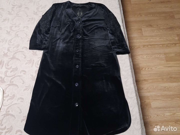 Велюровый халат