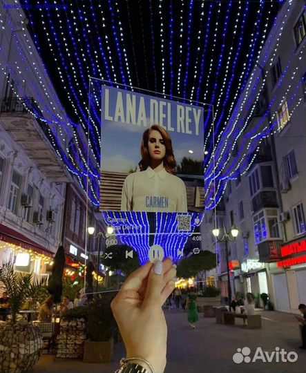 Трек пластинка на стекле с фото