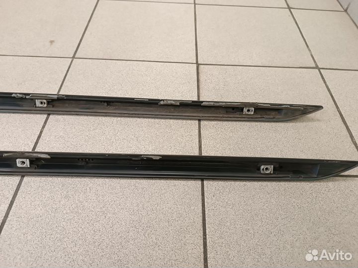 Накладка порога правая и левая Audi A4 B9 2019