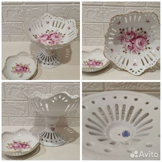 Конфетница, фруктовница. Фарфор. Weimar.Германия