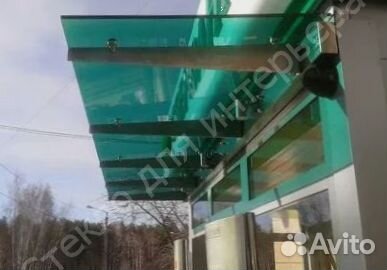 Стеклянный навес