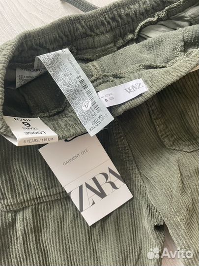 Вельветовые брюки zara