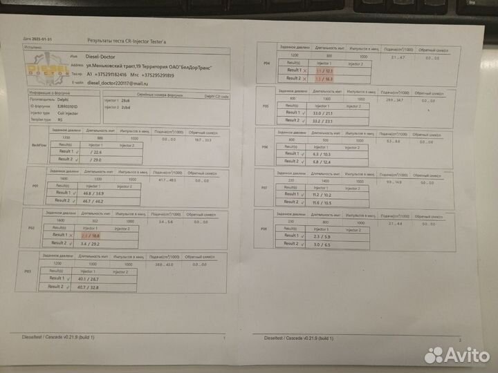Форсунка топливная Renault Modus, 2006