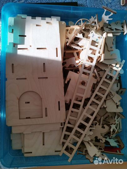 Рыцарский замок разобранный