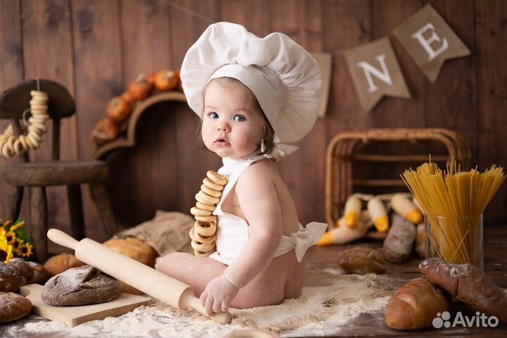 Фотосессия на 1 (2) годик с крушением тортика