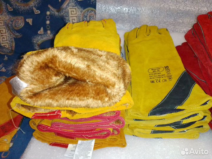 Краги, перчатки, очки