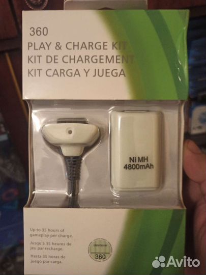 Xbox 360 аккумулятор зарядник для джойстика