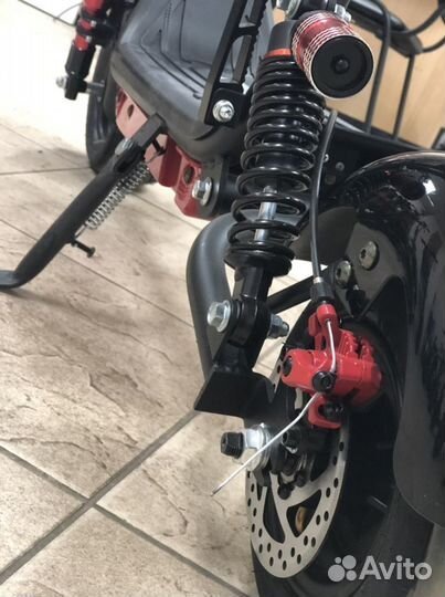 Электроскутер White-Siberia mini-R