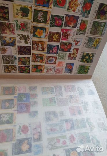 Коллекция марок, гашенные и негашенные