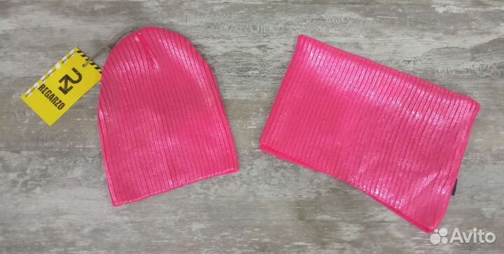 Комплекты для девочки шапка и снуд