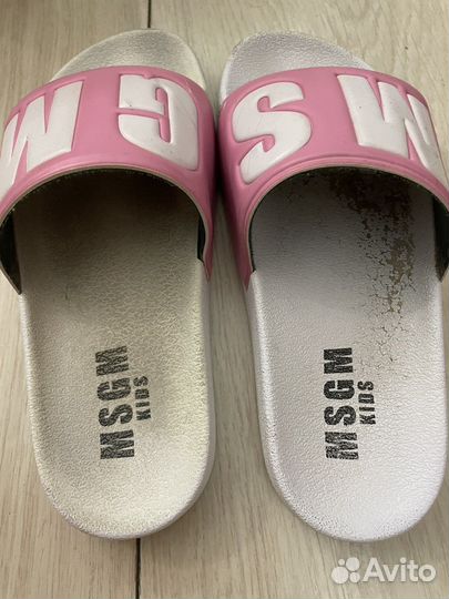 Msgm Купальник 8л и шлепки 32р