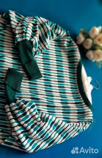 Джемпер летучая мышь 1980-е винтаж