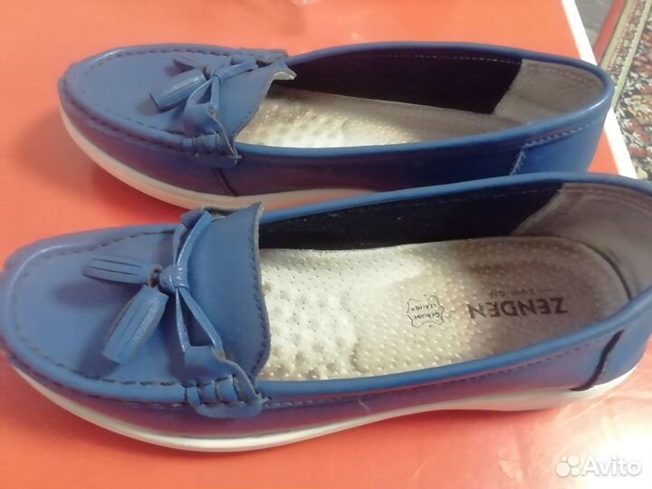 Балетки натуральная кожа 40