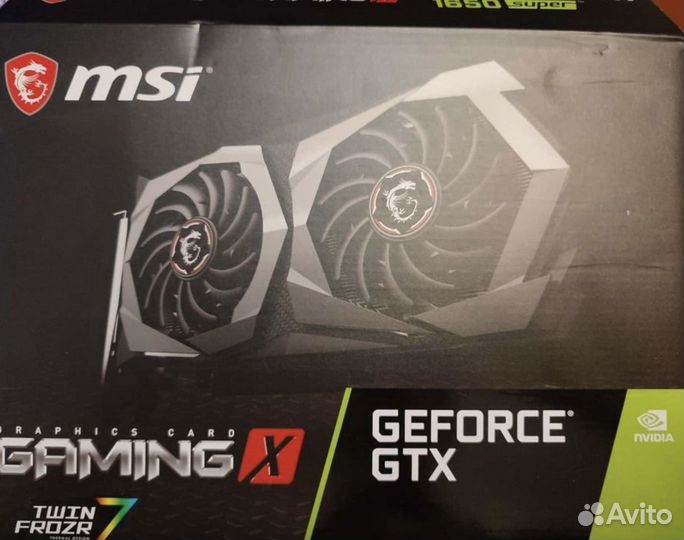 Видеокарта gtx 1650 super gaming x gddr6