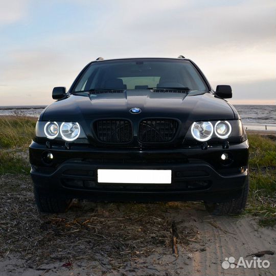 Светодиодные Ангельские глазки BMW X5 E53 Дорестай