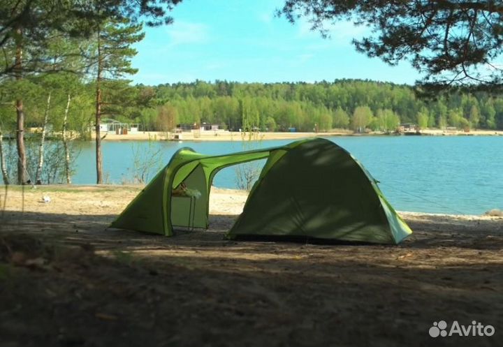 Палатка 3-4 местная, новая