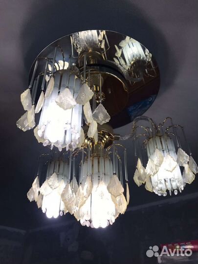 Люстра потолочная бу