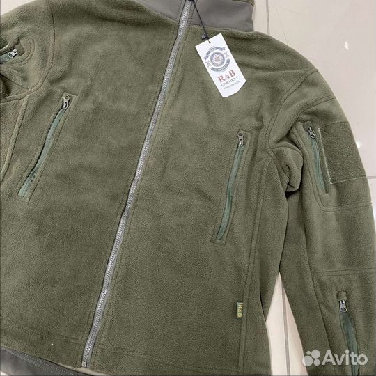 Флисовый костюм мужской военный Олива