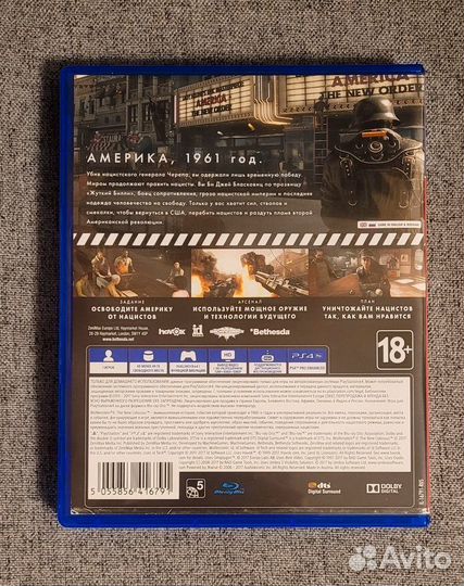 Игра Wolfenstein 2: The New Colossus для PS4