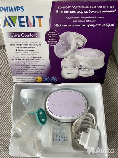 Молокоотсос avent электрический