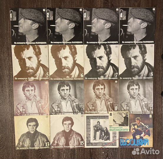 Пластинки винил, рок, импорт, Высоцкий