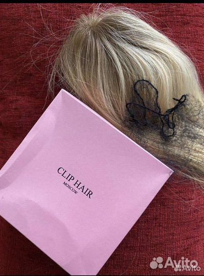 Парик полусистема Clip Hair натуральные волосы