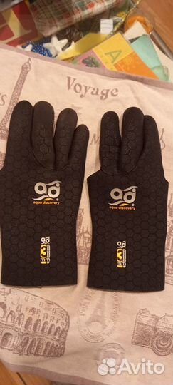 Перчатки для подводной охоты дайвинга 3мм