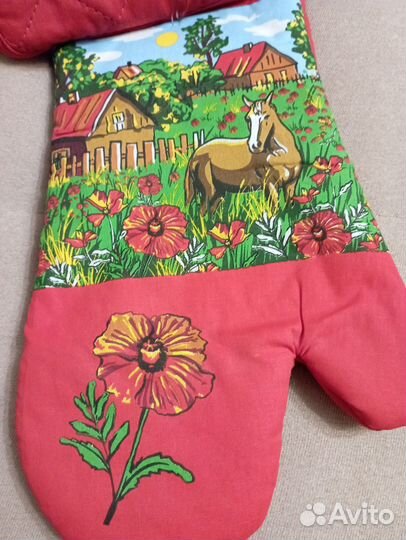 Прихватка с рукавицей