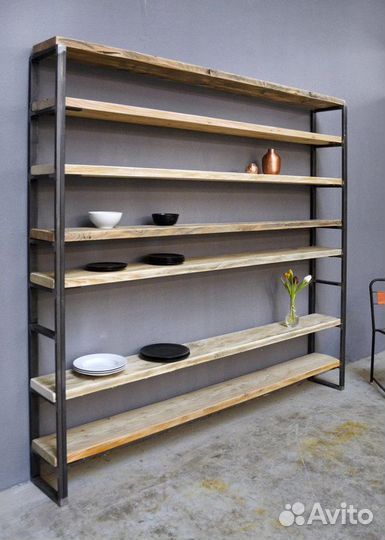 Стеллажные конструкции лофт