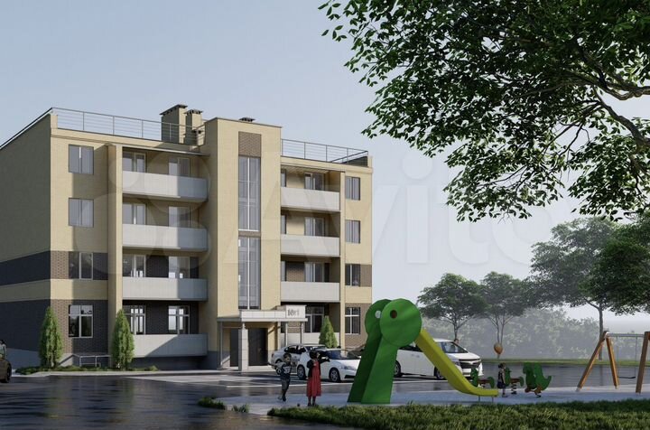 1-к. квартира, 38,2 м², 3/4 эт.