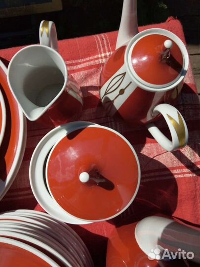 Кофейный сервиз ГДР 54 предмета