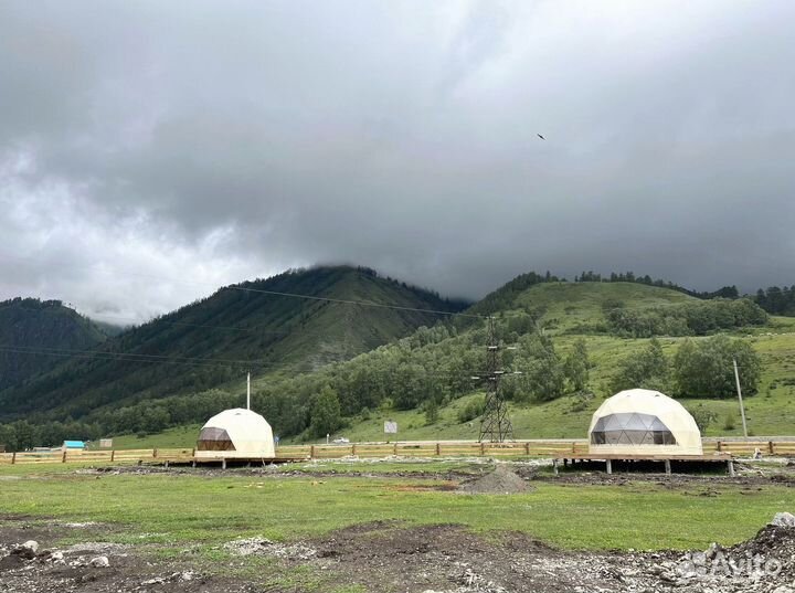 Геокупол шатер для глэмпинга диаметр 7м