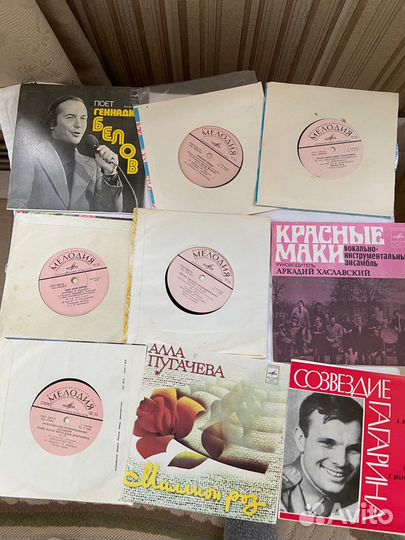 Пластинки-миньоны СССР 80шт