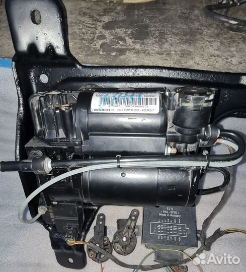 Пневмоподвеска, компрессор, блок клапанов