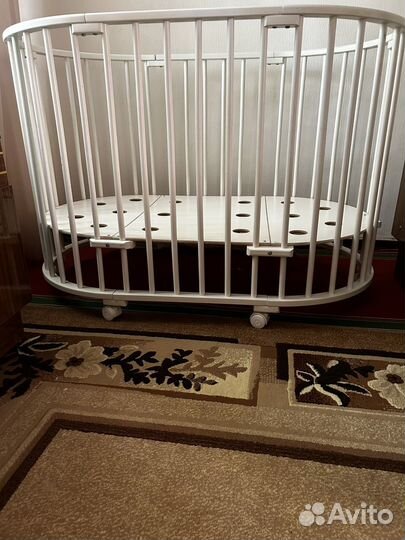 Детская кроватка трансформер без маятника
