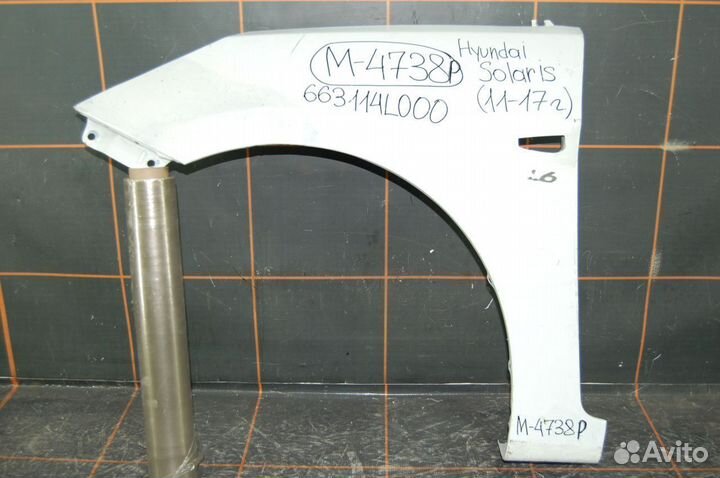 Крыло переднее левое - Hyundai Solaris