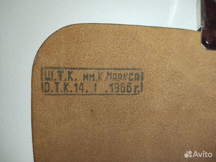 Сумка - Планшет офицерский кожаный 1966 год СССР