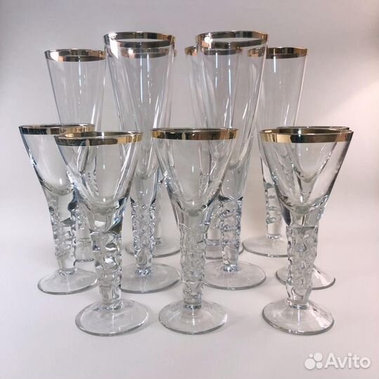 Винтажные фужеры, рюмки, Бердников